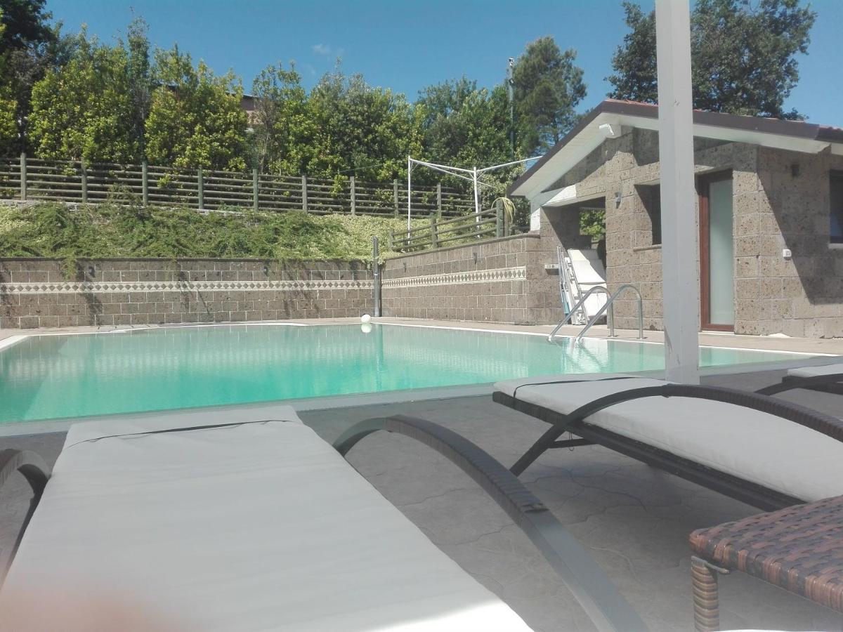 Villa Santoro Ai Tre Ulivi Con Piscina Privata Caiazzo ภายนอก รูปภาพ