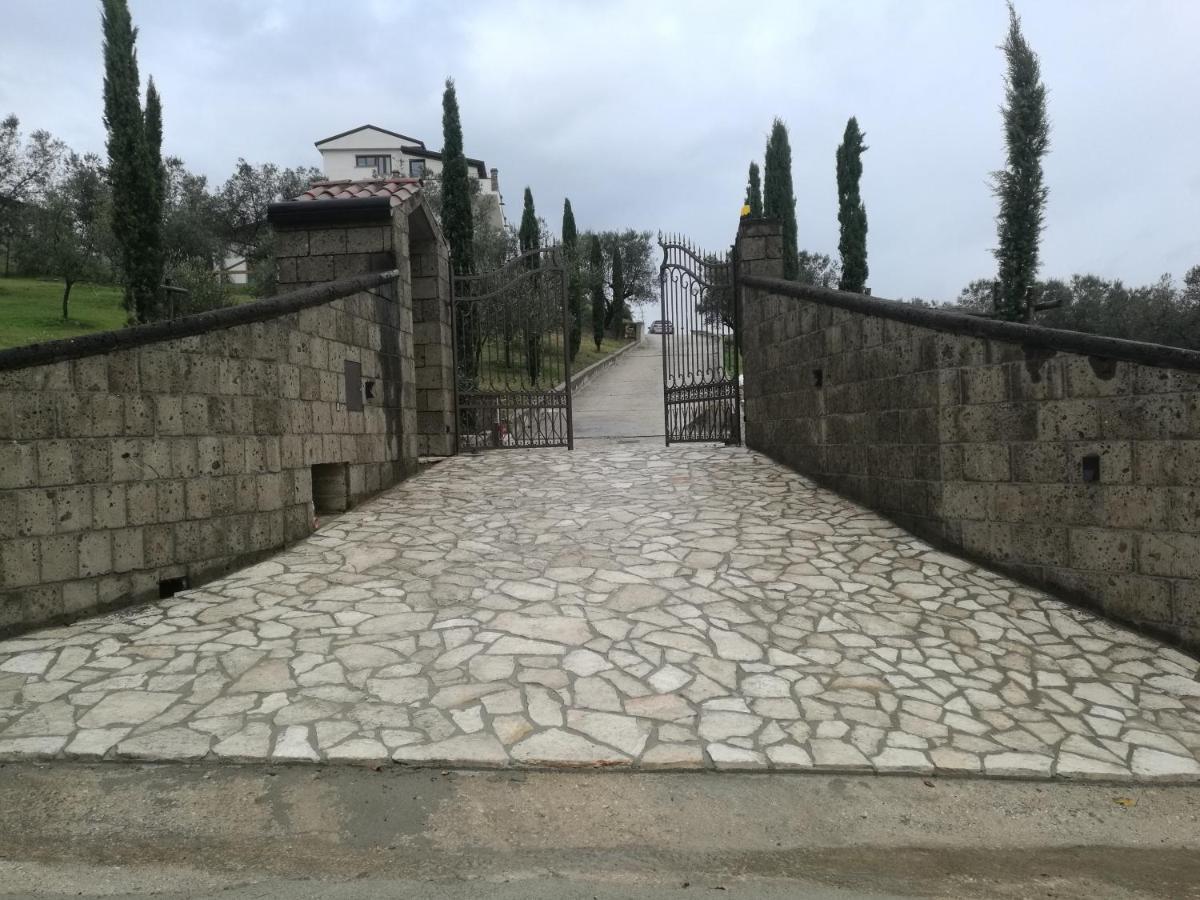 Villa Santoro Ai Tre Ulivi Con Piscina Privata Caiazzo ภายนอก รูปภาพ